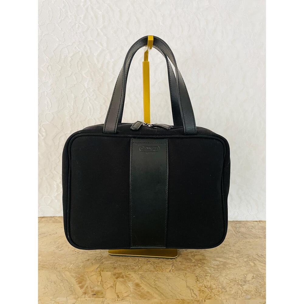 Vtg Rare/limited edition/hard to find Coach Toiletry black travel bag